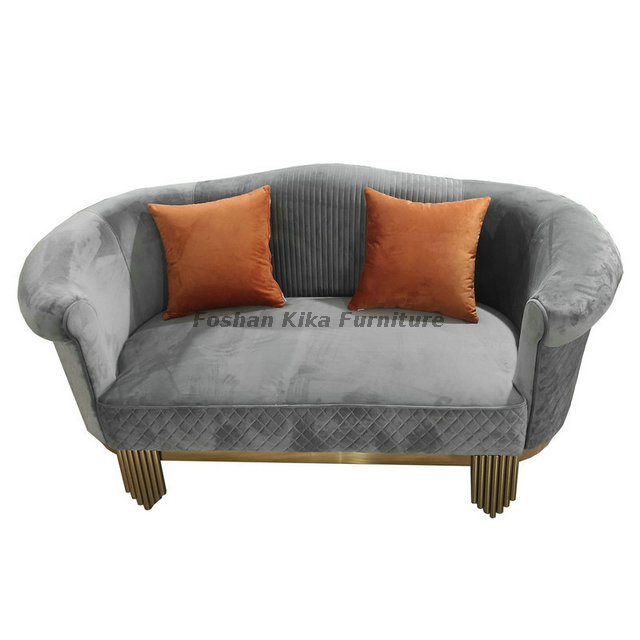 Suede Couch