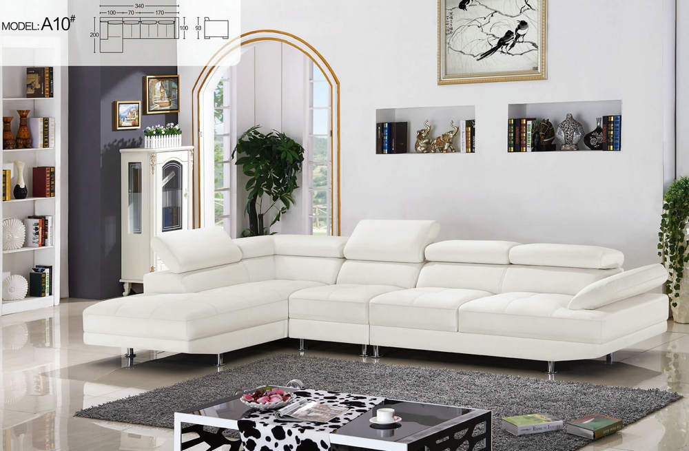 Leather Couch With Chaise Lounge Foshan Kika Furniture Co Ltd Leather Couch With Chaise Lounge, Leather Couch Sofa Set