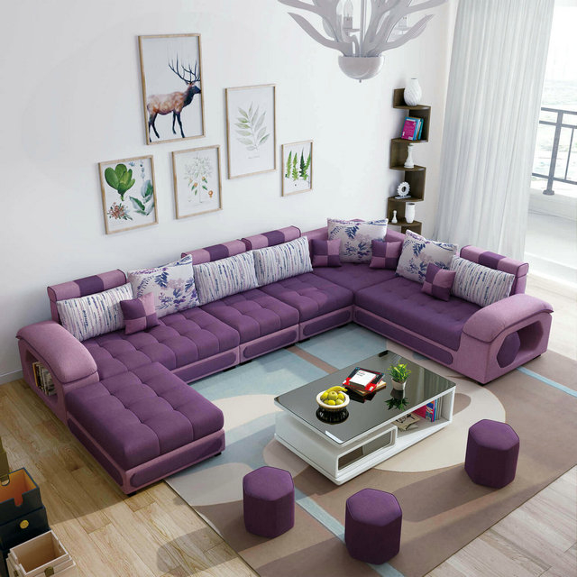 Purple Velvet Couch