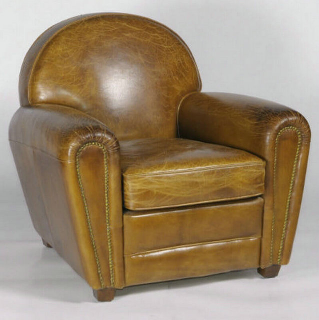 Tan Leather Armchair