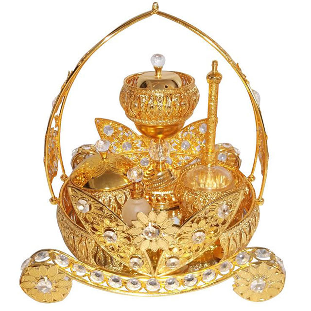 Religious Ornament Incense Burner Set