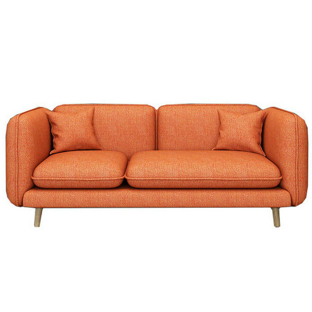 Orange Fabric Sofa
