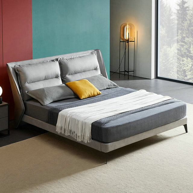 Grey Bed